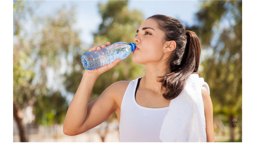 water for athlete