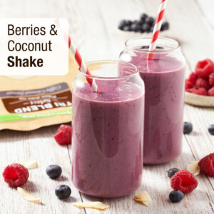 Berries-coconut shake